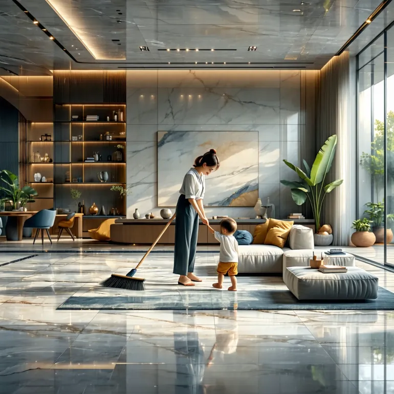 Как ухаживать за керамогранитом: Полное руководство для долговечной красоты вашего пола и стен